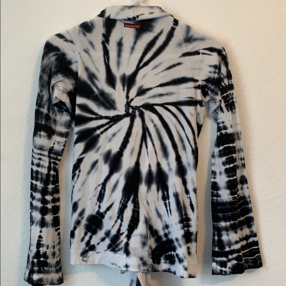 Hard Tail Tie Dye Wrap Yoga Crop Top Size Small - Picture 6 of 6